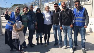 Viaje de cooperacion dentista Raquel Gómez a Lesbos en Grecia